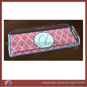 Transparent High-quality Acrylic Narrow Tray